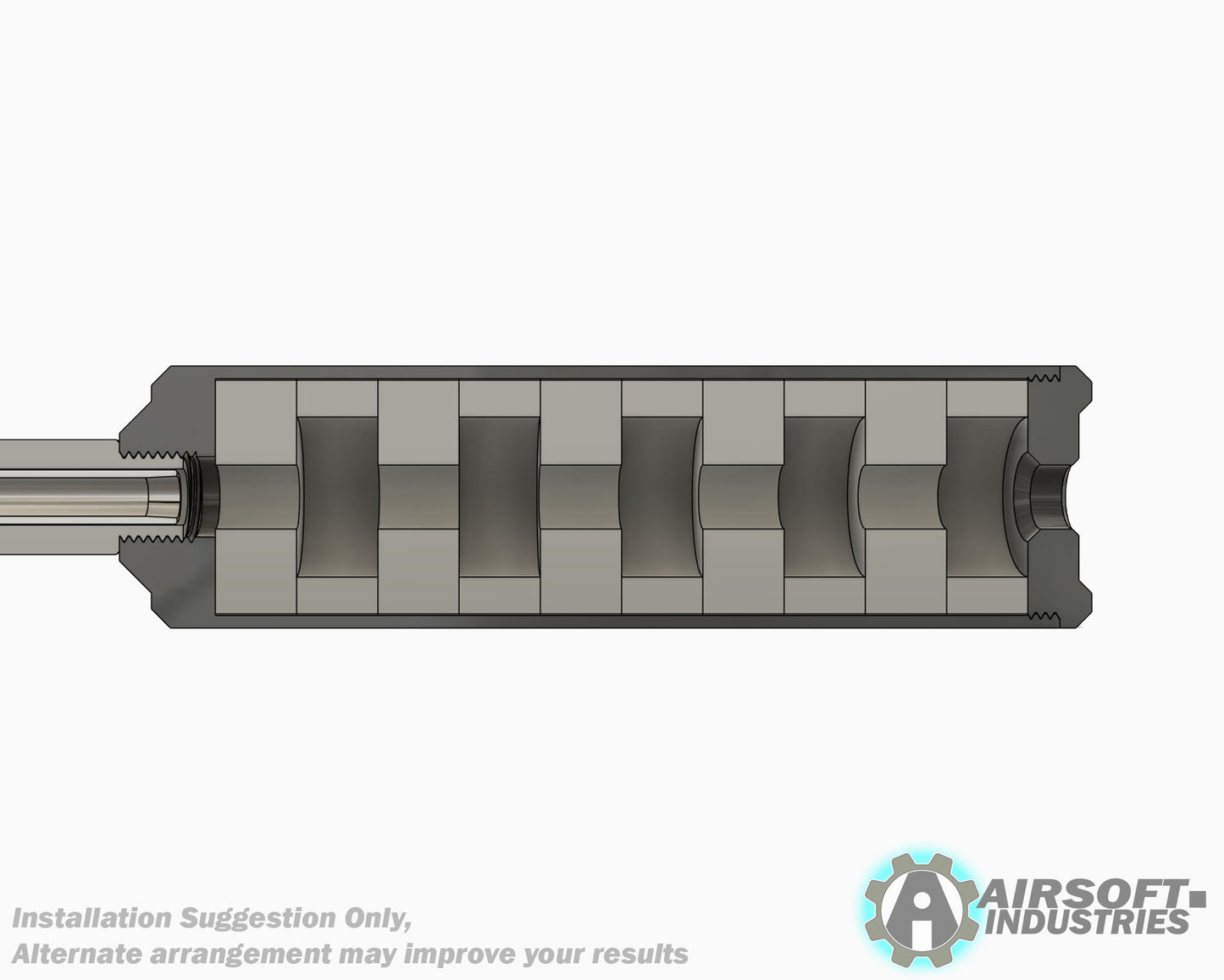 Suppressor Foam Baffles